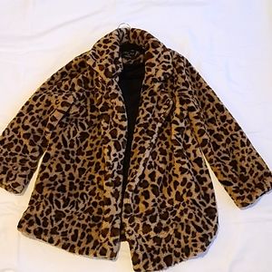 Leopard Print Coat